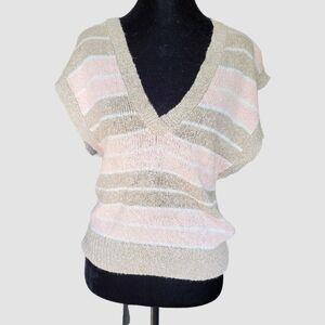 Vintage GITANO Silk blend Sweater Vest Light Weight Size medium